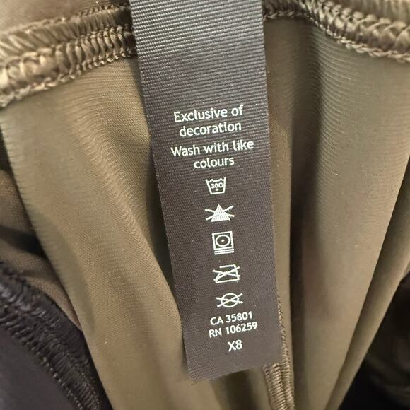 Lululemon Olive Green Jogger Pants Women's Large Athletic Training - Picture 3 of 8